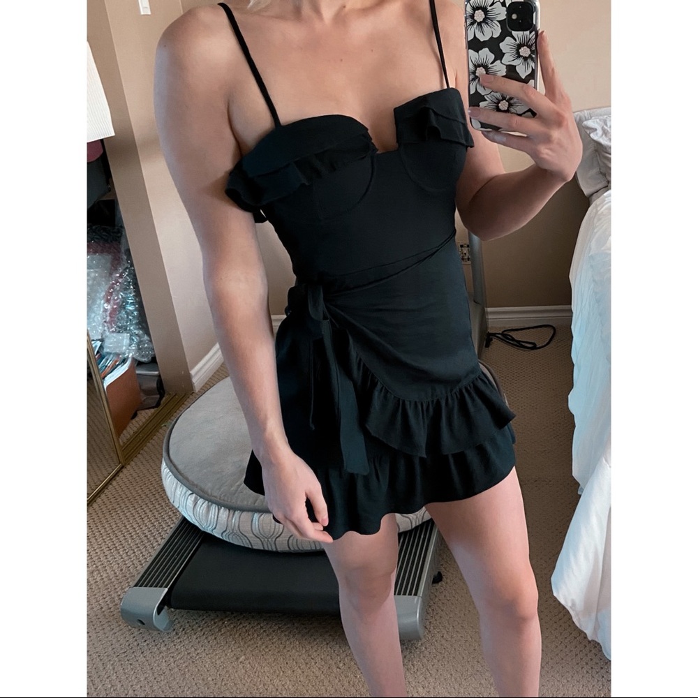 White fox boutique dress black